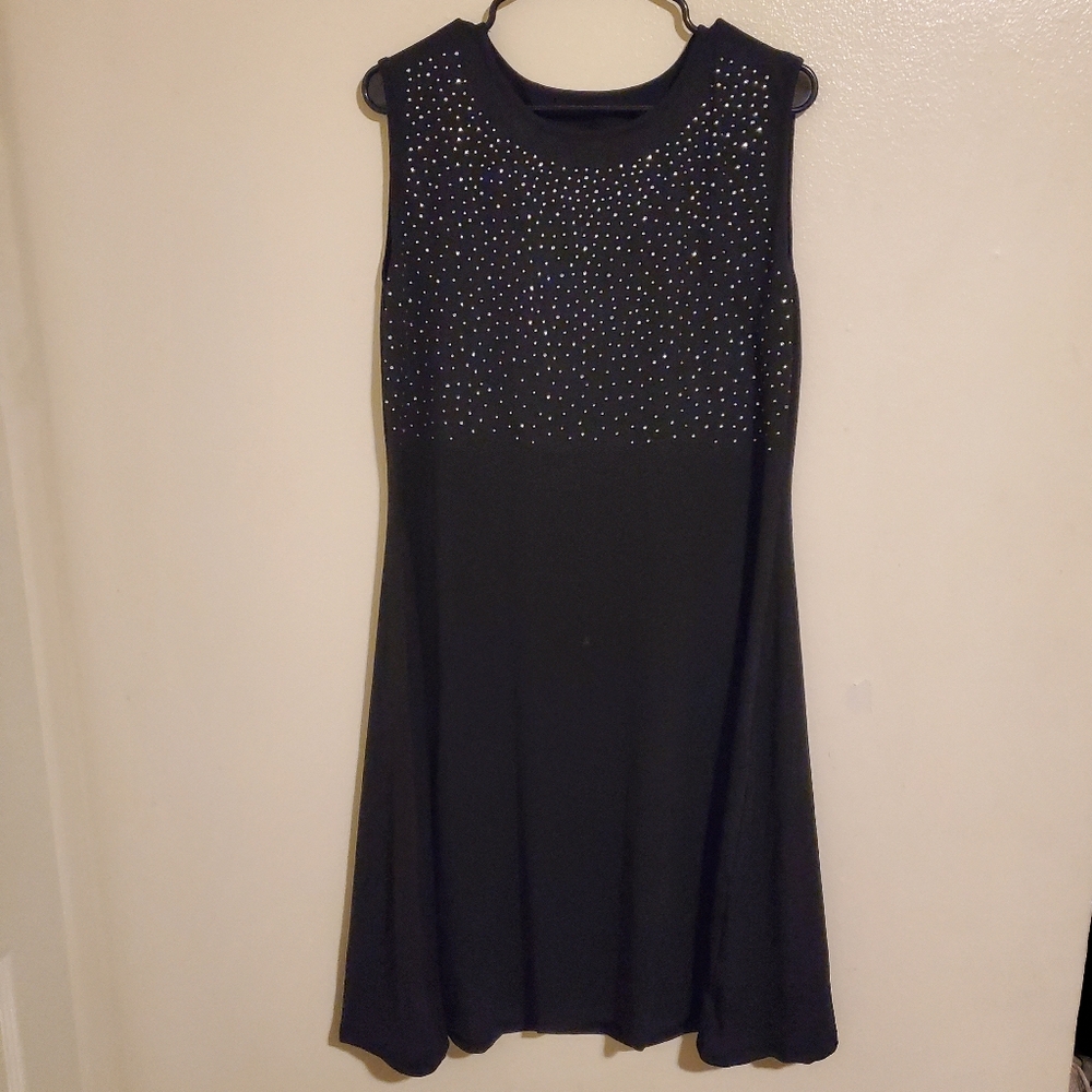 Aa NWT black midi formal dress